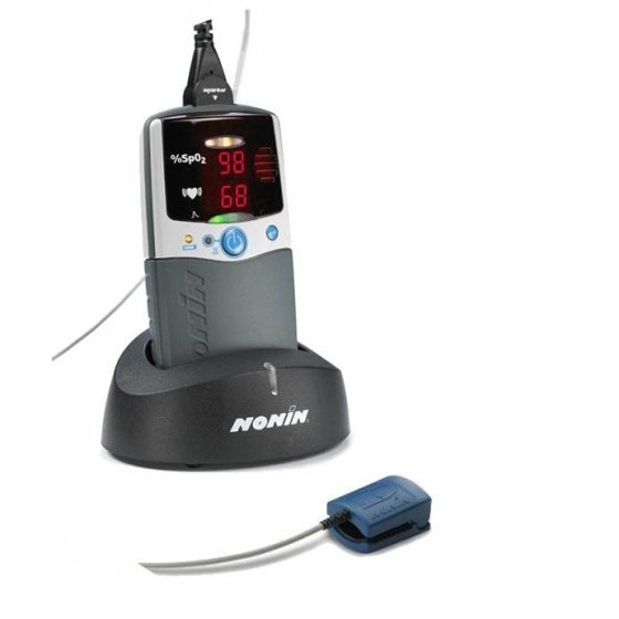 Alternative view of Nonin PalmSat® 2500A mit Mehrweg-Sensor