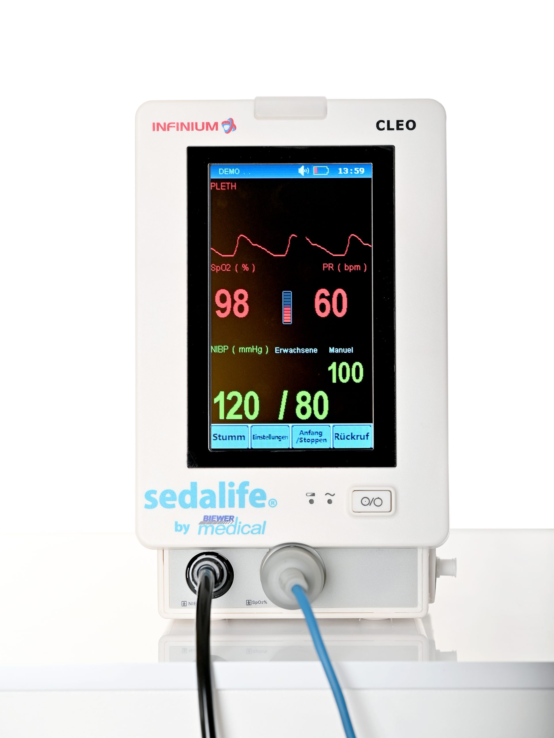 Pulsoximeter + Blutdruckmessung