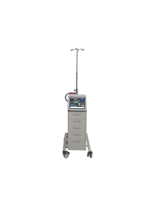 STACK ALL-IN, Flaschenwagen für Sedierungen mit Infusionshalterung